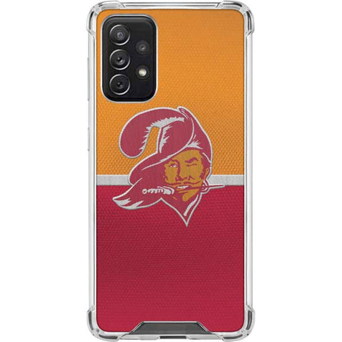 NFL Tampa Bay Buccaneers Vintage Galaxy A72 5G Clear Case